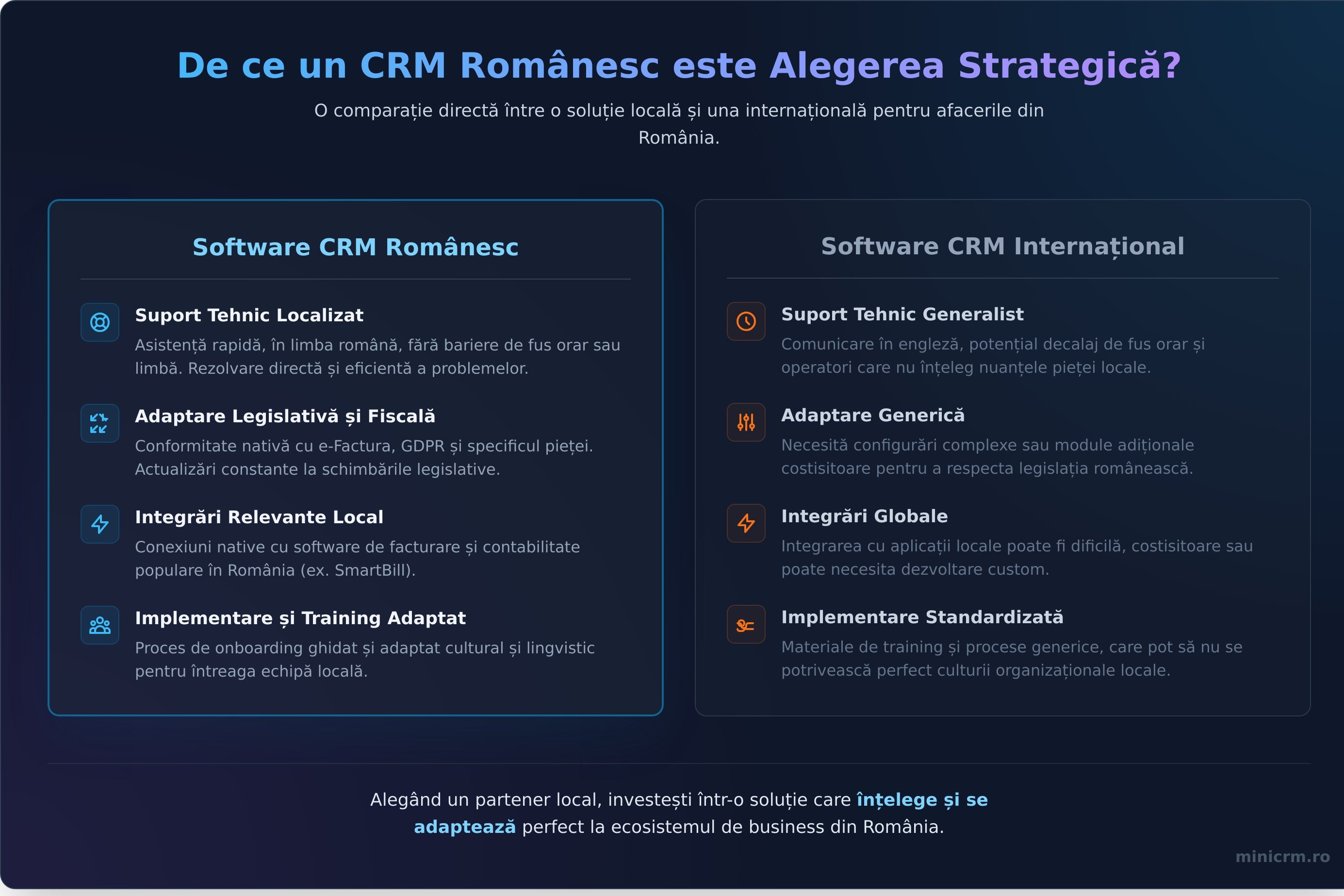 Software CRM online românesc în 2026