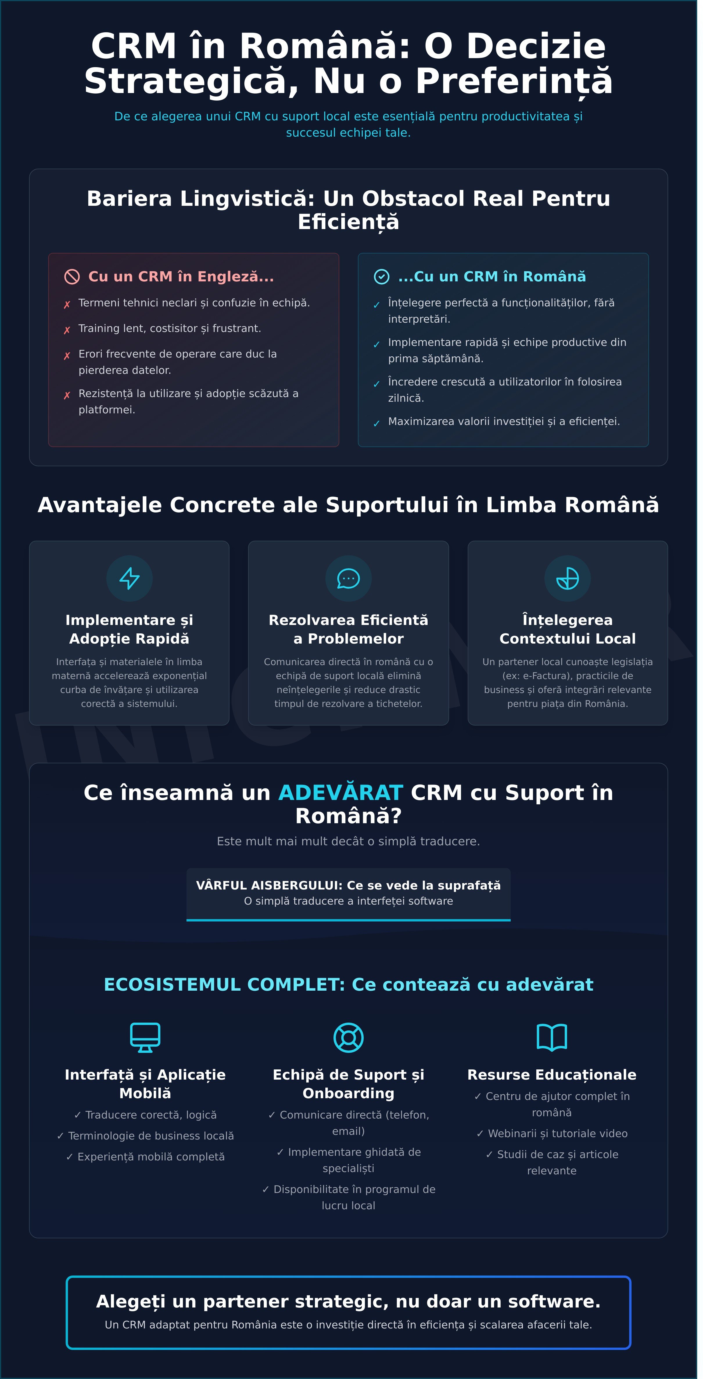 CRM pe limba ta, cu suport în română