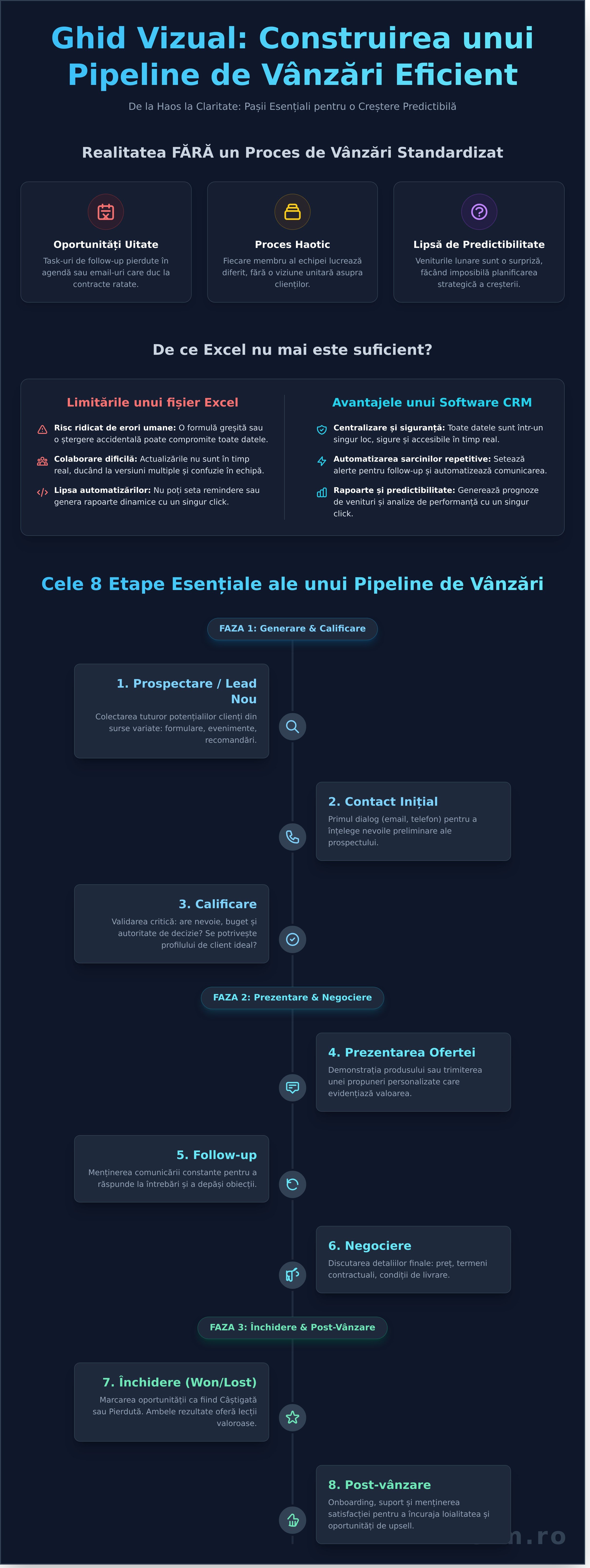 Cum să vinzi mai mult și mai organizat