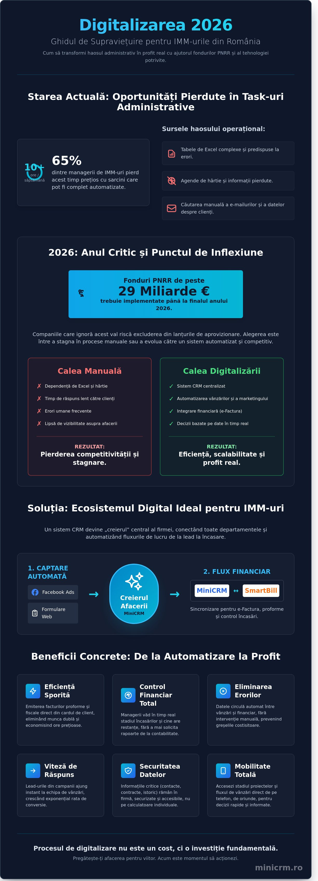 Digitalizare 2026: Transformare tehnologică pentru IMM-uri