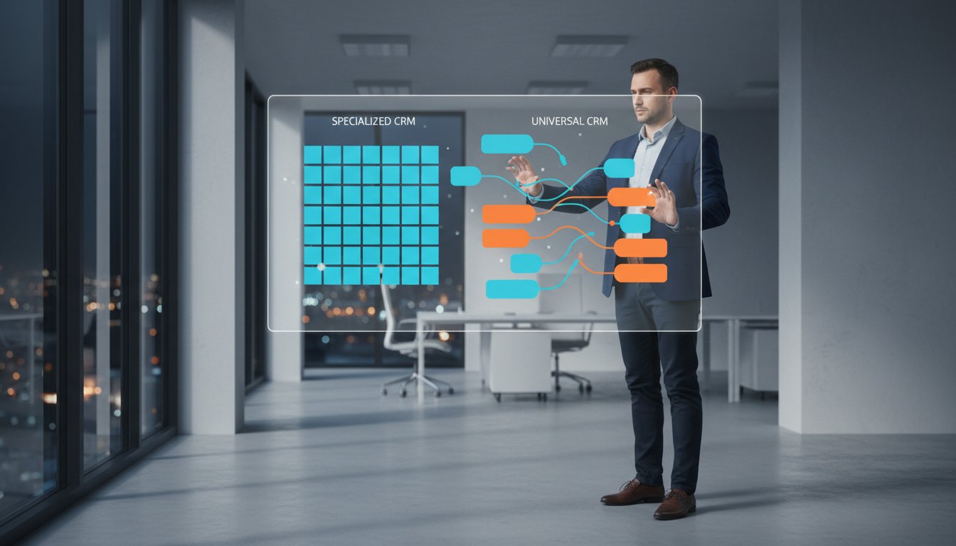 CRM specializat vs. universal: Cum alegi soluția potrivită afacerii tale?