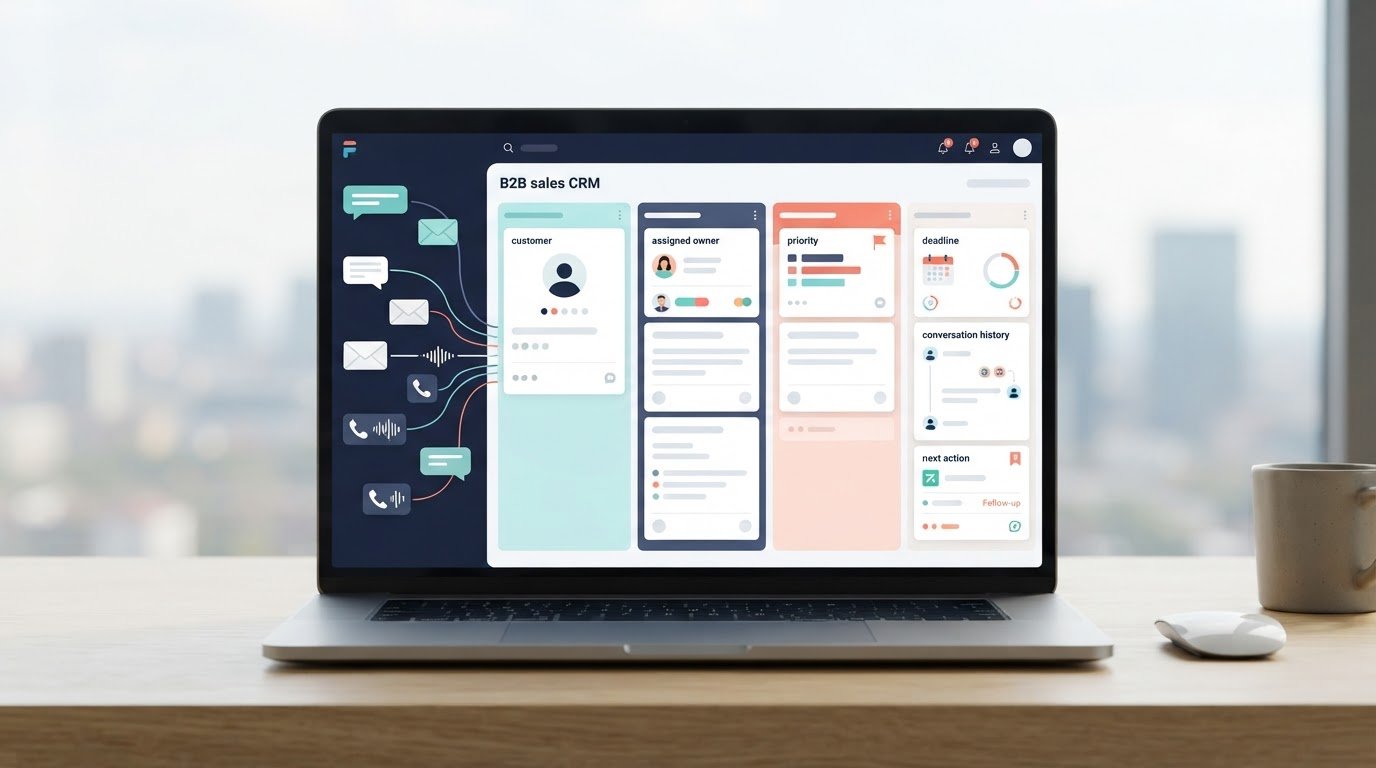 Distribuitori B2B: cum centralizează managerul de vânzări cererile primite pe mai multe canale